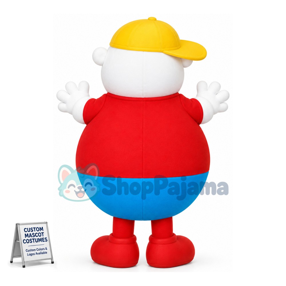 Big Nose Doll With Round Body Mascot Costume