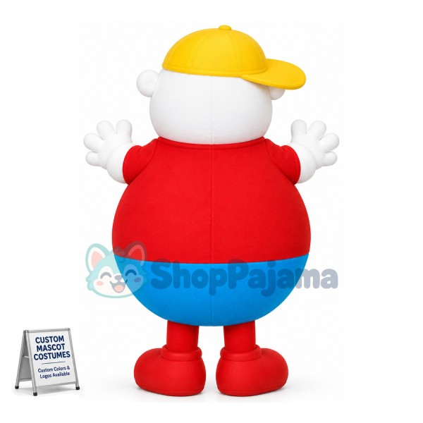 Big Nose Doll With Round Body Mascot Costume