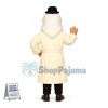 Thick Beard Old Man Mascot Costume