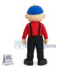 Careful Bearded Appraiser Mascot Costume
