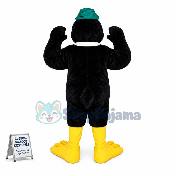 Black Bird In The Blouse Mascot Costume