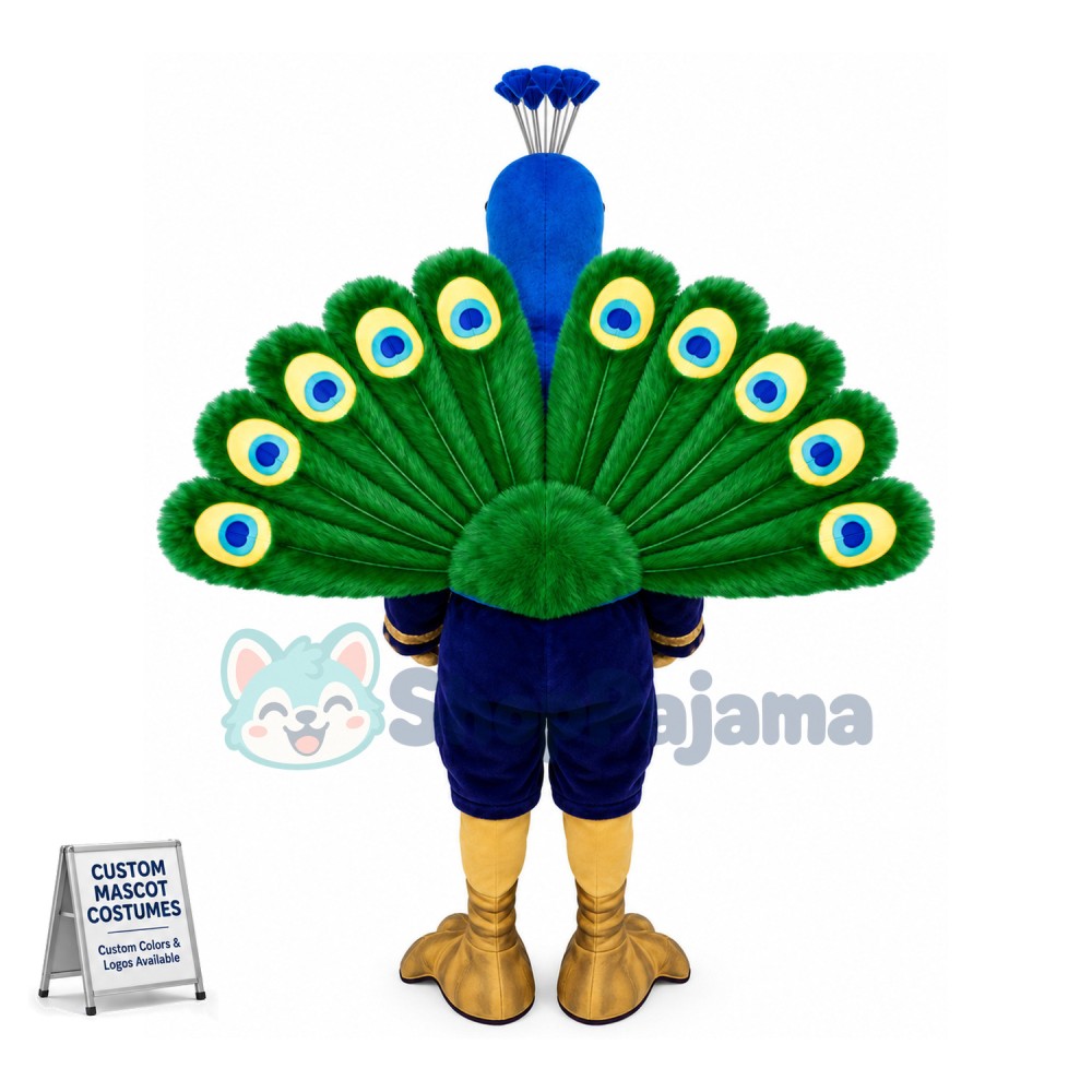 Rare Narcissistic Peacock Mascot Costume