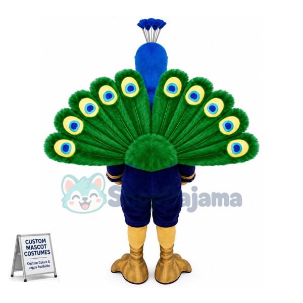 Rare Narcissistic Peacock Mascot Costume
