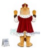 August Lion King In Fur Coat Mascot Costume