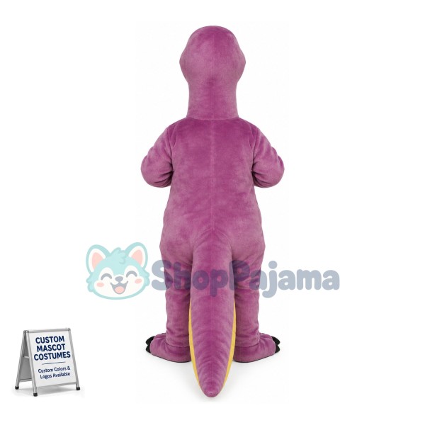 Active Long Neck Dinosaur Mascot Costume