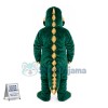 Bald Crocodile With Golden Belly Mascot Costume