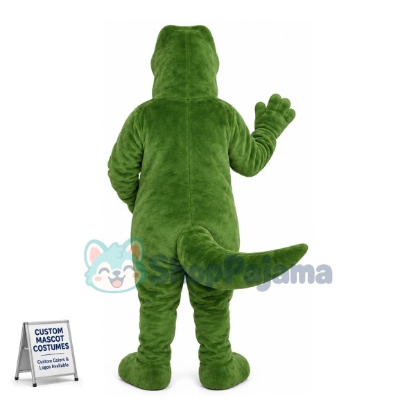 The Strange Crocodile With Red Eyes Mascot Costume