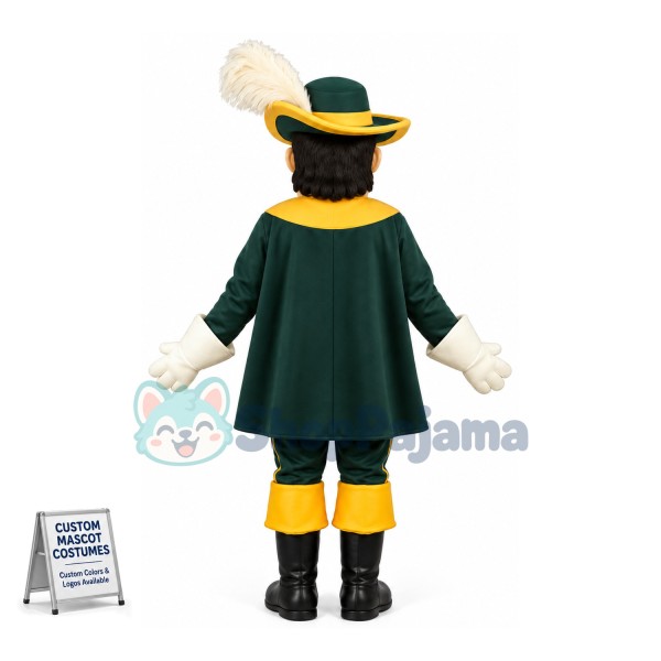 Serious Noble Sheriff Mascot Costume