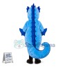 Blue Seahorse Mascot Costume for Adult