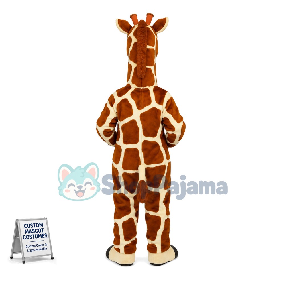 Adult Size Long-legged Giraffe Mascot Costume