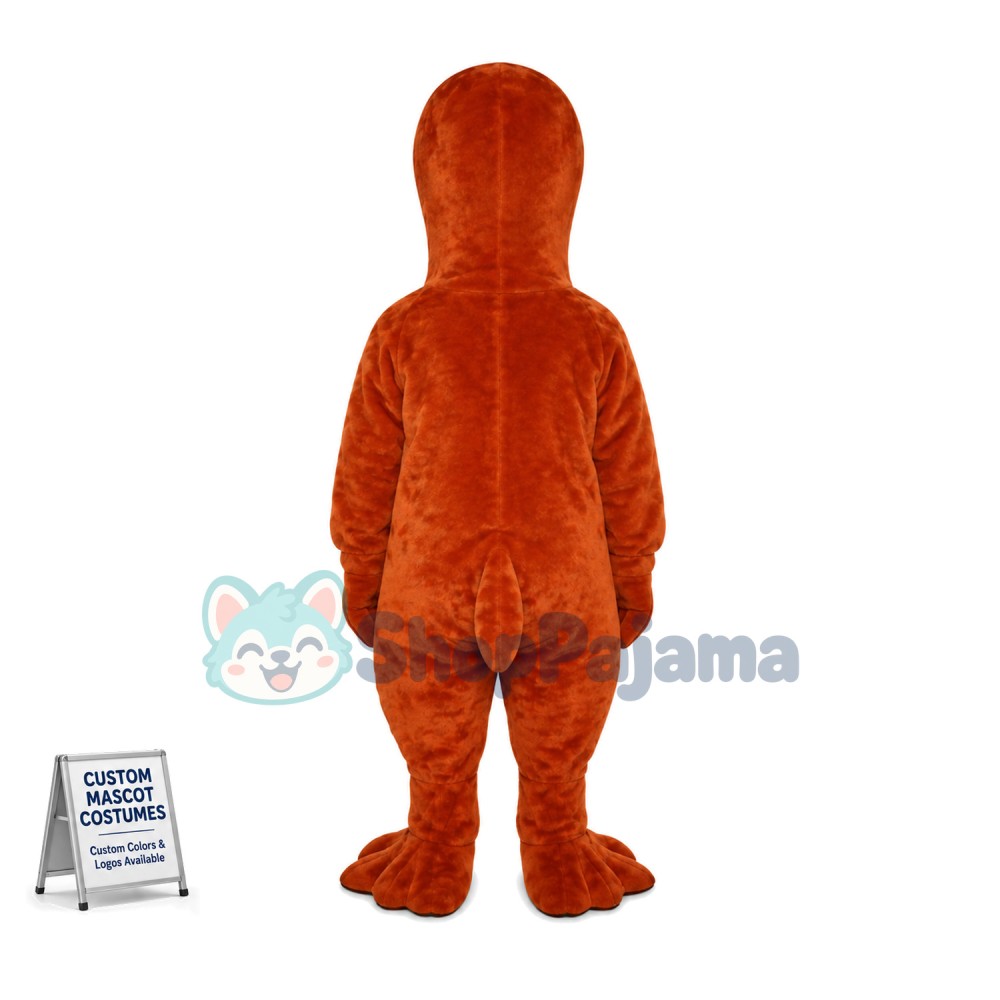 Brown Platypus With Long Neck Mascot Costume