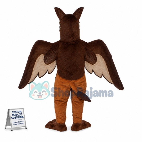 Awesome Goshawk With Powerful Wings Mascot Costume