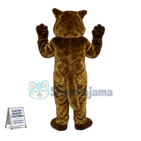 Adult Wild Bear With Blue Eyes Mascot Costume
