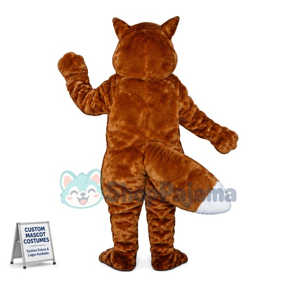 Adult Lightweight Brown Fox Mascot Costume