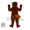 Adult Plush Brown Beaver Mascot Costume
