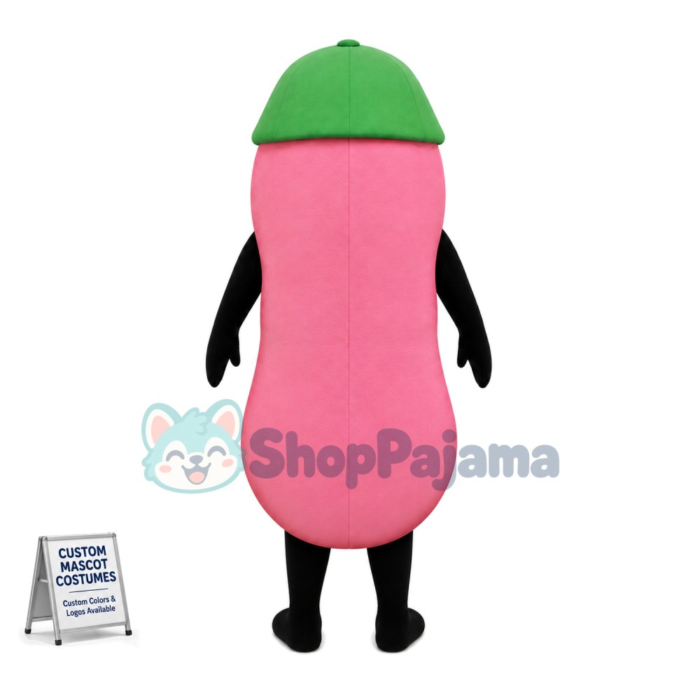 Special Cartoon Pink Eggplant Mascot Costume