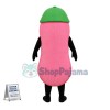 Special Cartoon Pink Eggplant Mascot Costume