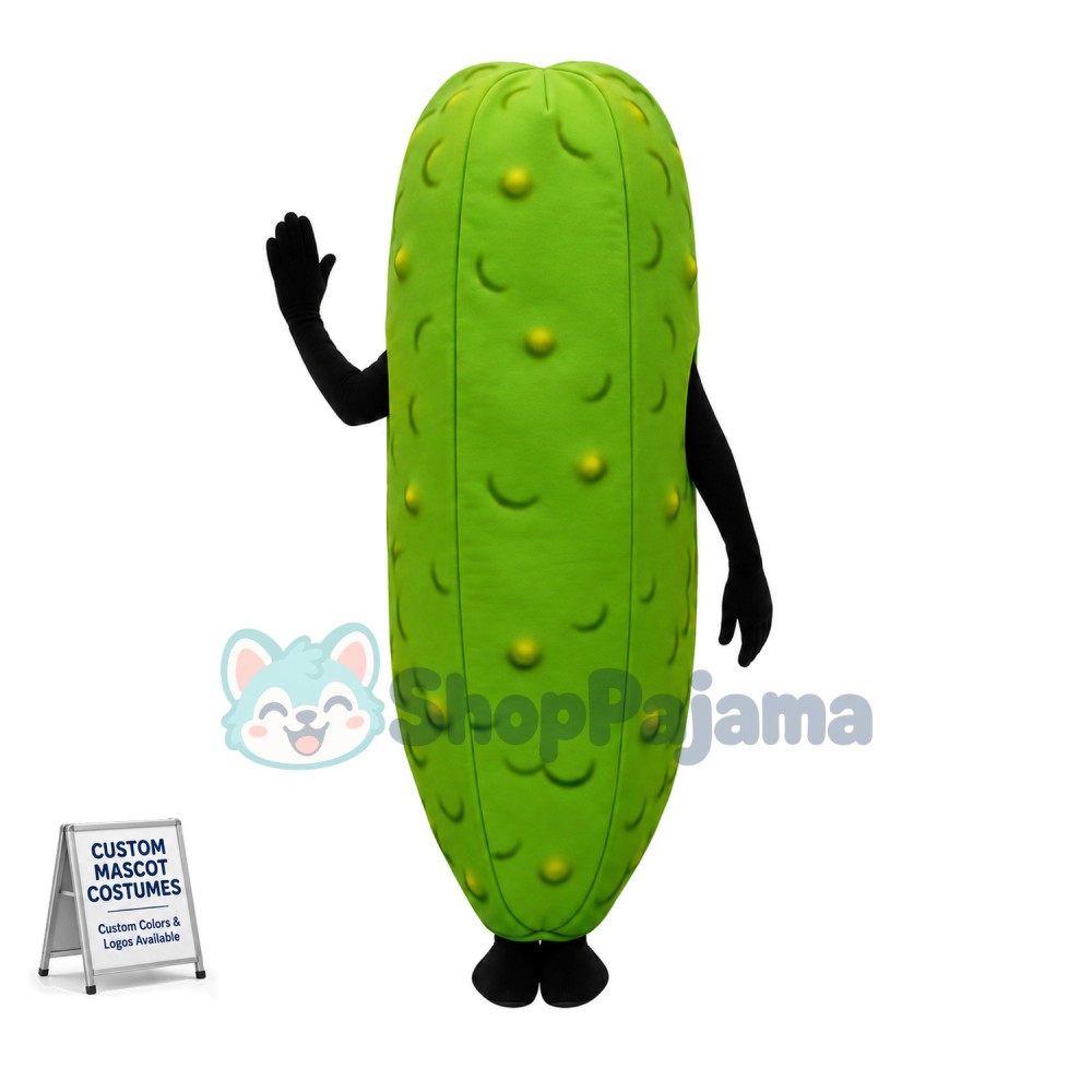 Breathable Bitter Gourd Mascot Costume
