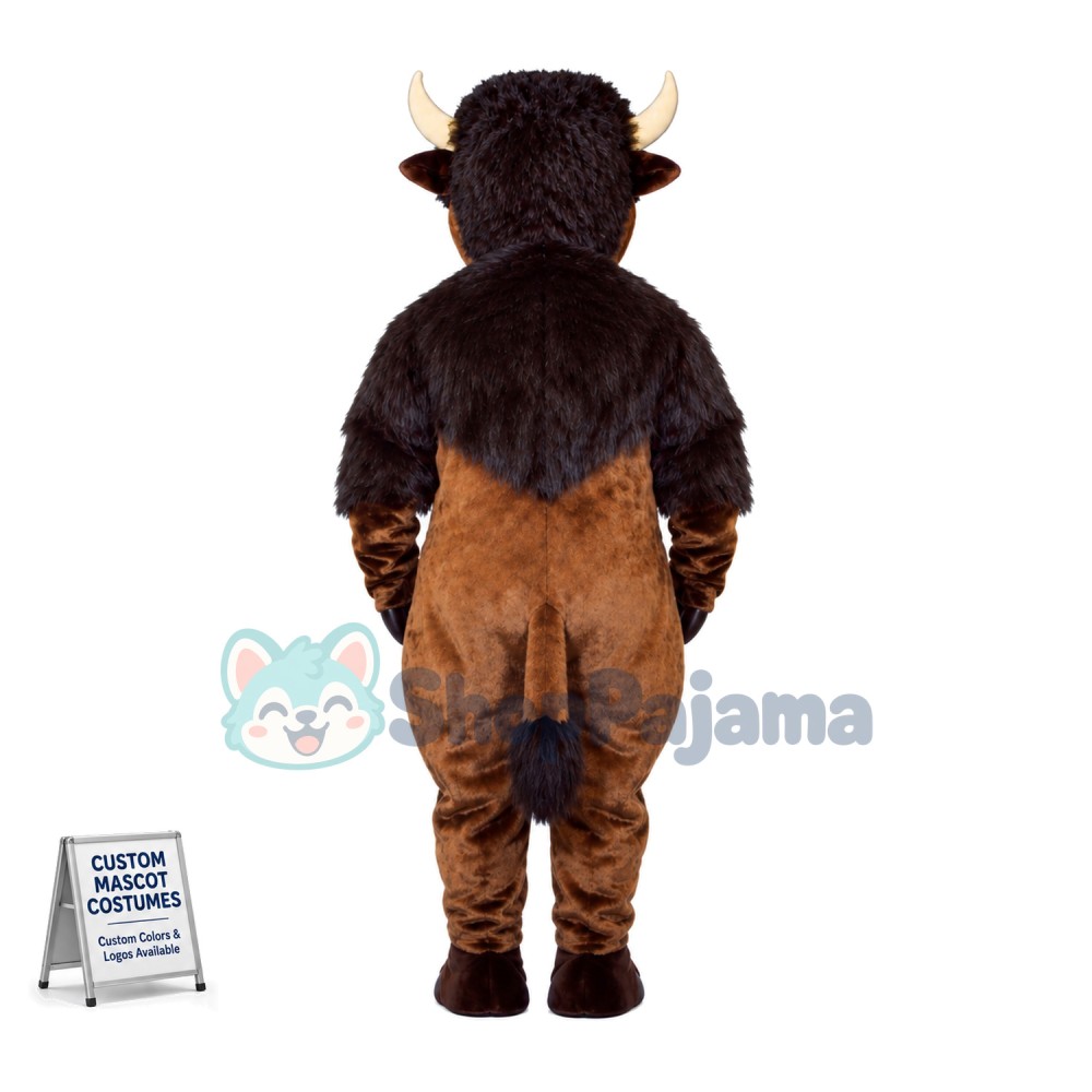 Hale Yak With Thick Fur Mascot Costume