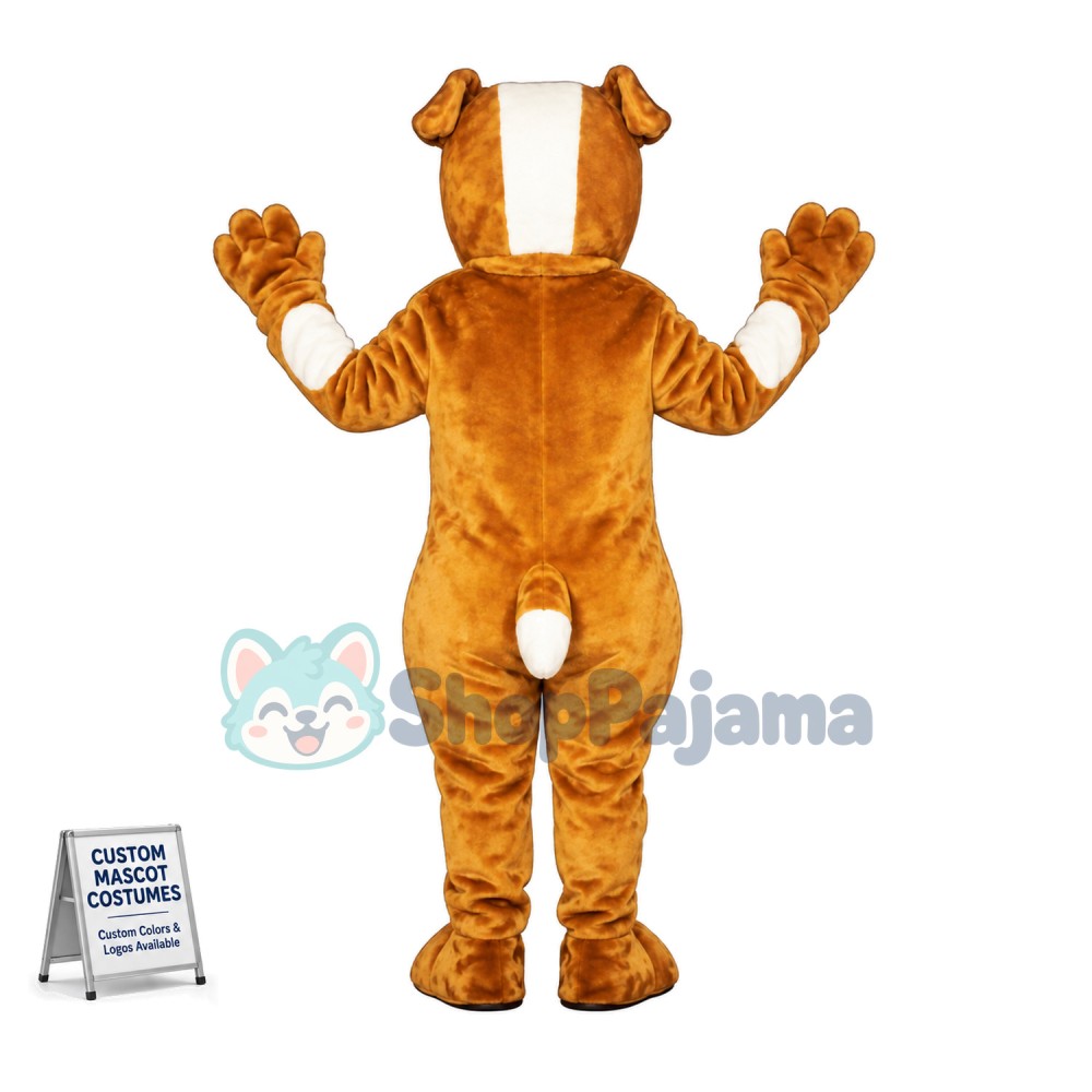 Well-behaved Motley Dog Mascot Costume