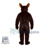 Vigorous Muscular Dog Mascot Costume