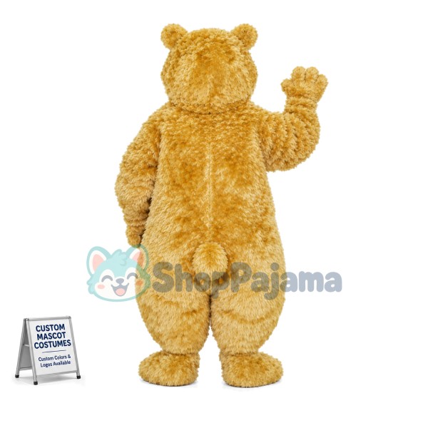 Bulky Soft Adult Bear Mascot Costume