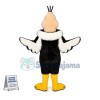 Bald Little Ostrich Mascot Costume