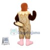 Ostrich With Pink Paws Mascot Costume