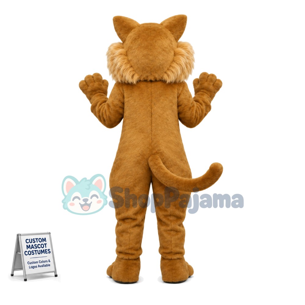 Sturdy Tiger With Blue Eyes Mascot Costume