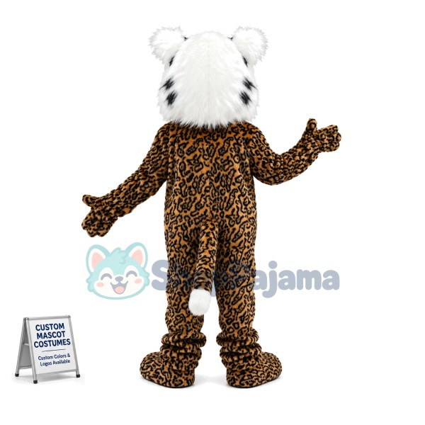 Active Little Hairy Face Tiger Mascot Costume