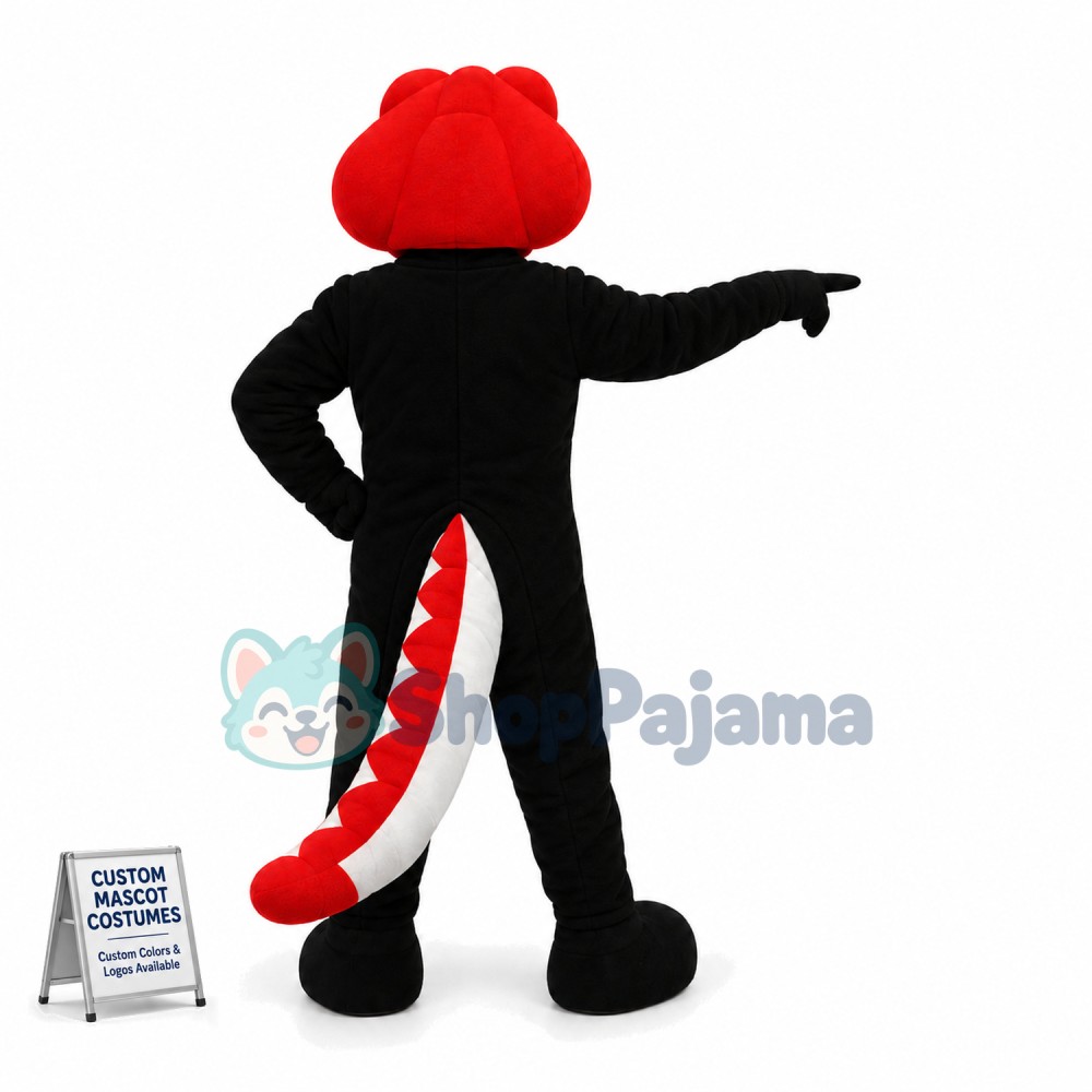 Toxic Patterned Python Mascot Costume