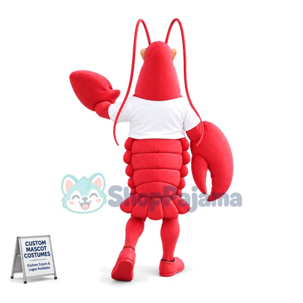 Cheering Lobster of Celebration Team Mascot Costume