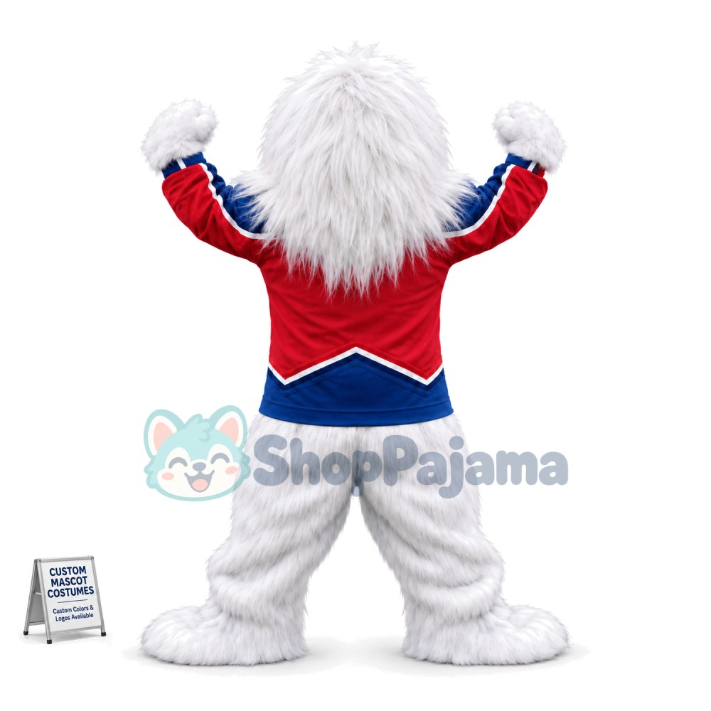 Furry Ape With Sparse Teeth Mascot Costume