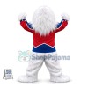 Furry Ape With Sparse Teeth Mascot Costume