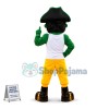 Strong Man With Half Yellow Face Mascot Costume