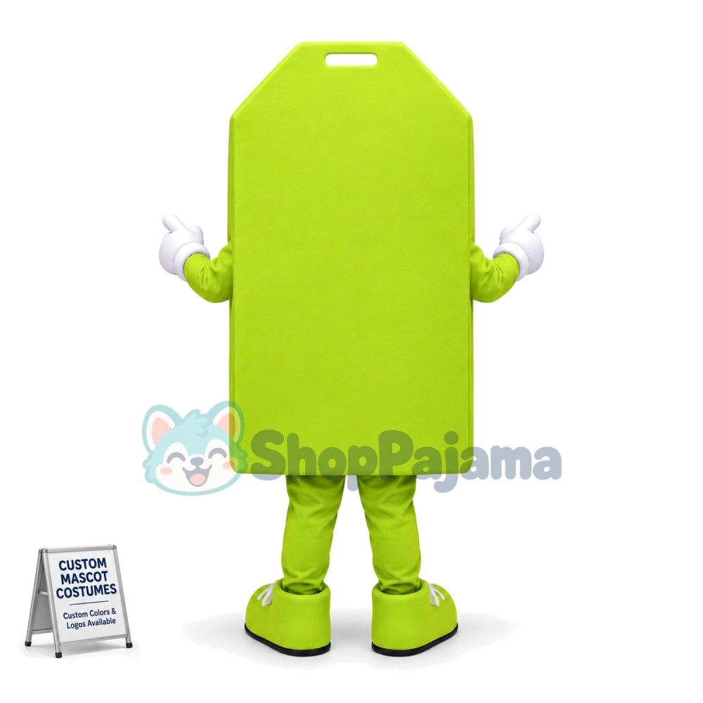 Green Sign of Mobile Regional Airport Mascot Costume