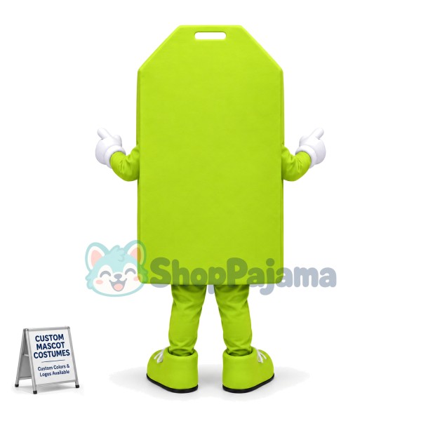 Green Sign of Mobile Regional Airport Mascot Costume