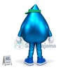 Cartoon Bright Lake Blue Water Drop Mascot Costume