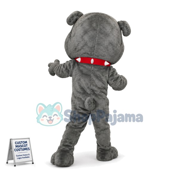 Ugly Bulldog With Purple Nose Mascot Costume