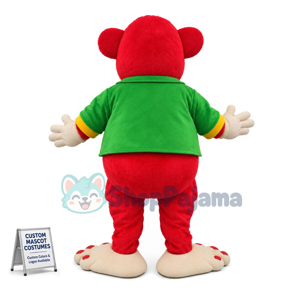 Big-mouthed Monkey With Huge Soles Mascot Costume