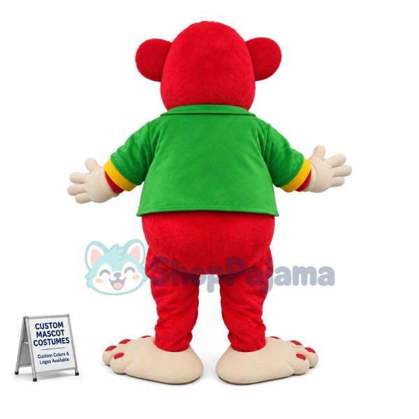 Big-mouthed Monkey With Huge Soles Mascot Costume