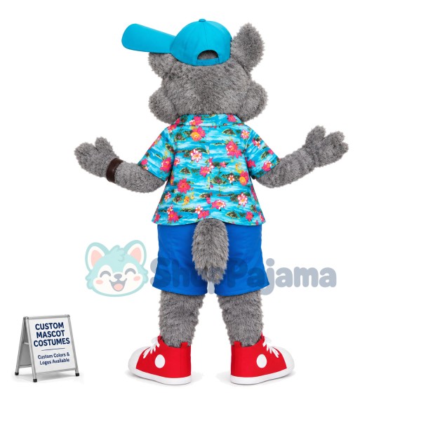 Beach Holiday Dog Carrying Camera Mascot Costume