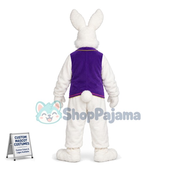 Easter Soft Celebration Bunny Mascot Costume
