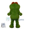 Big Mouth Green Furry Monster Mascot Costume