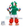 Vampire Clown With Fierce Look Mascot Costume