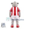Actively Responding Hippopotamus Mascot Costume