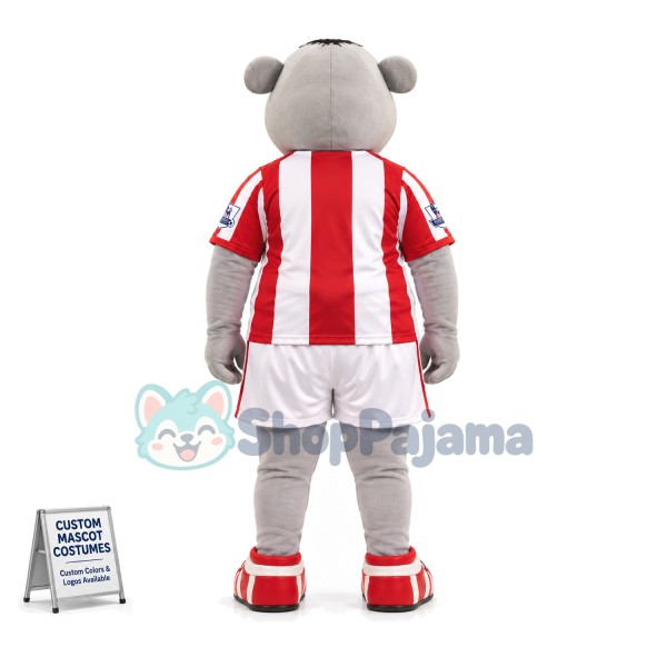 Actively Responding Hippopotamus Mascot Costume