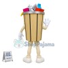 Trash Bin Full of Recyclables Mascot Costume