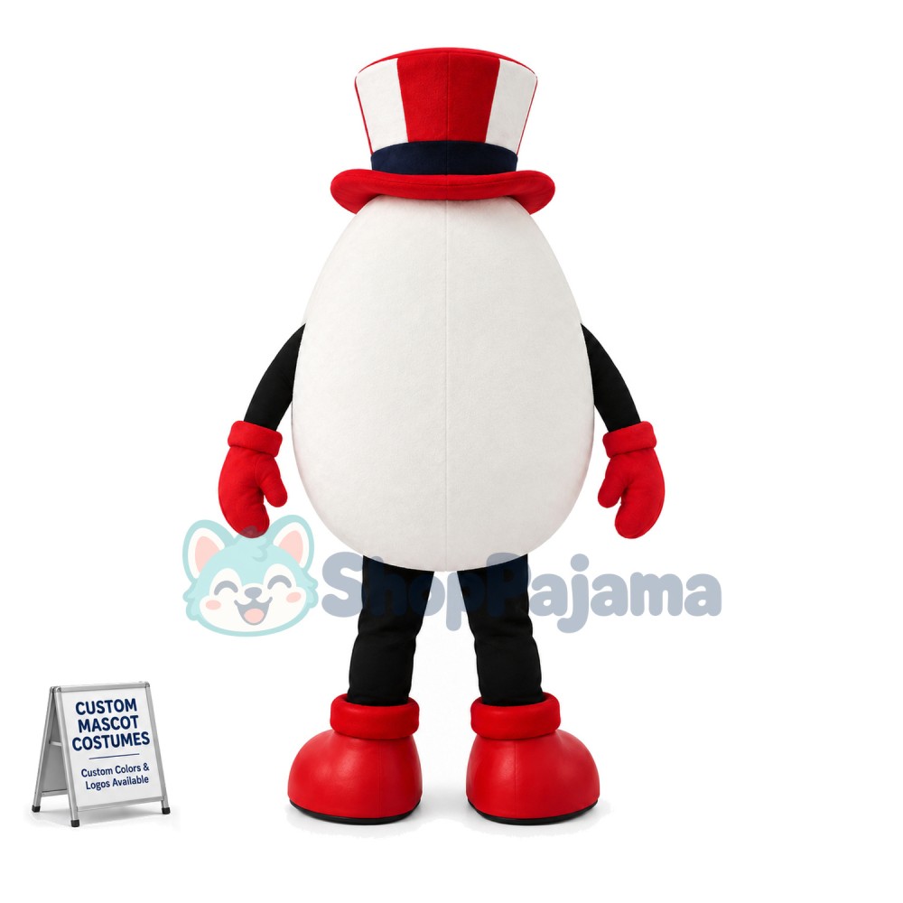 Egg Doll Wearing Roller Skates Mascot Costume
