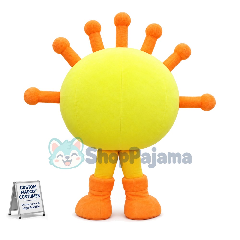 Sunny Smiley Sun Doll Mascot Costume